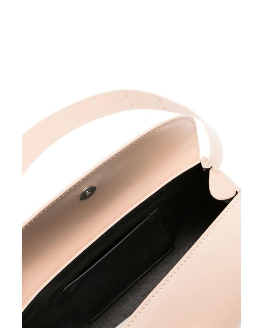 Jil Sander Pink Cannolo Iconic Line Shoulder Bag