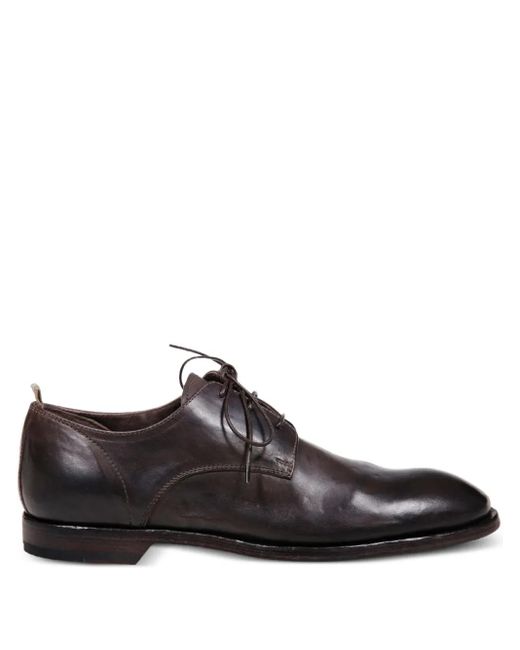 Officine Creative Sound 002 Leren Derby Veterschoenen in het Brown voor heren