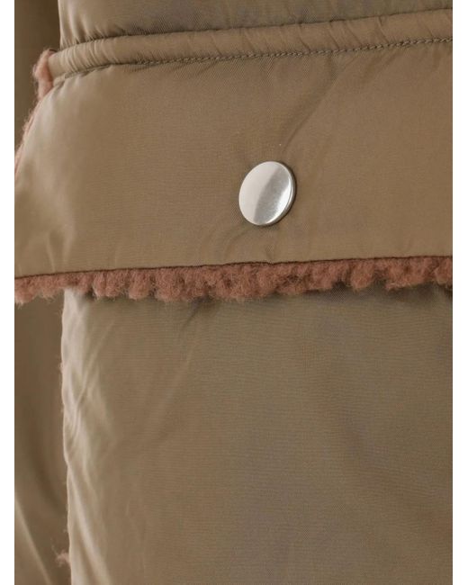 MYTHINKS Brown Teddy-Trimmed Jacket