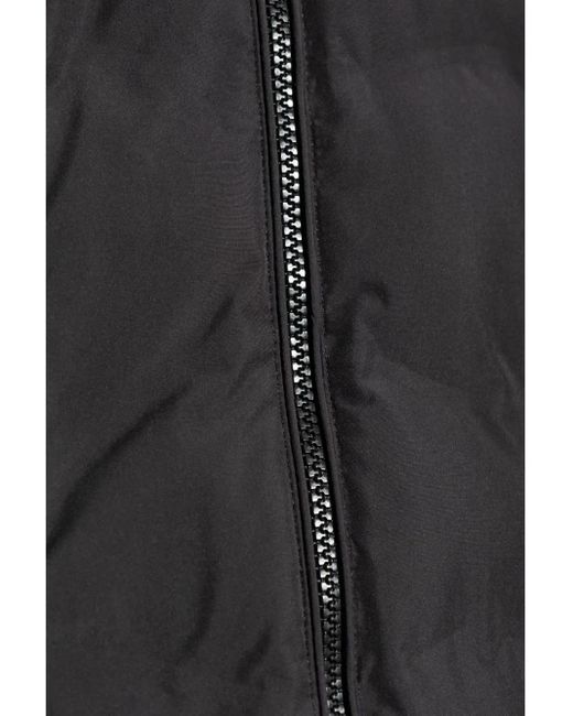 Emporio Armani Black Gesteppter Mantel