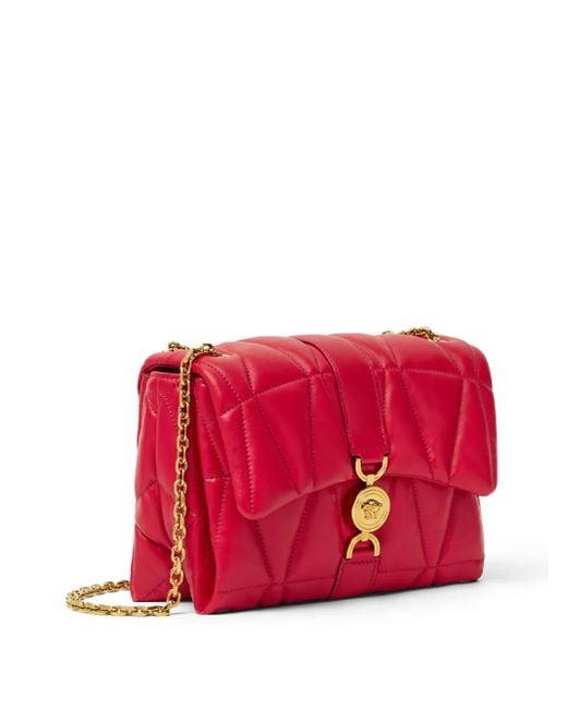 Versace Red Gesteppte Umhängetasche Kleio