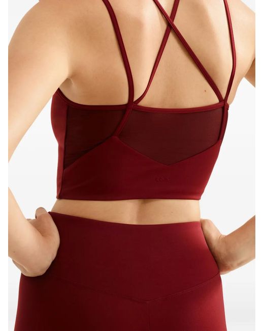 Eres Red Cooper Crop Top Bra