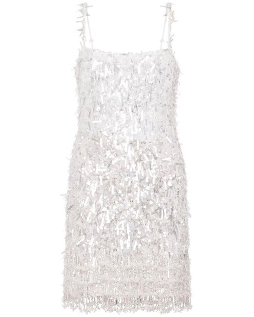 Rachel Gilbert White Posie Mini Dress