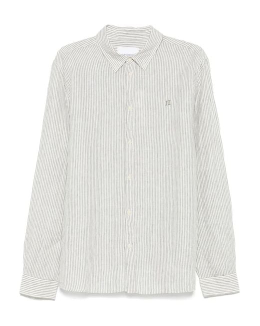 Les Deux White Striped Shirt for men
