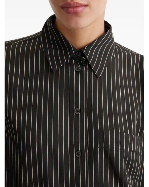 Marc O' Polo Black Gestreiftes Hemd