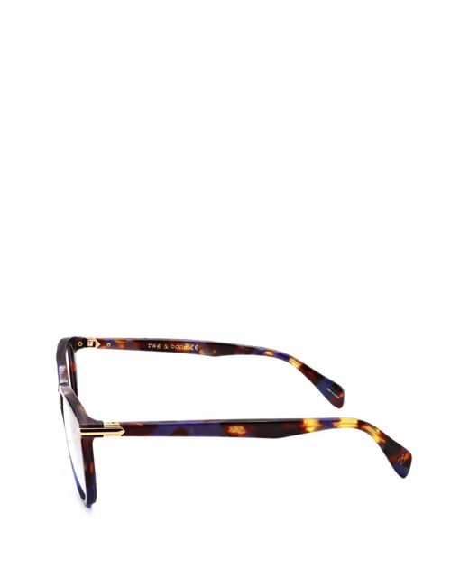 Rag & Bone White Round-Frame Glasses