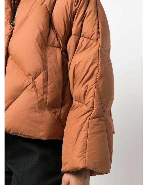 Stand Studio Brown Aina Quilted Down-Filled Jacket