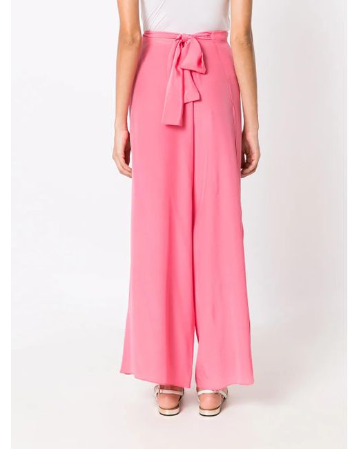 Amir Slama Pink Silk Palazzo Pants