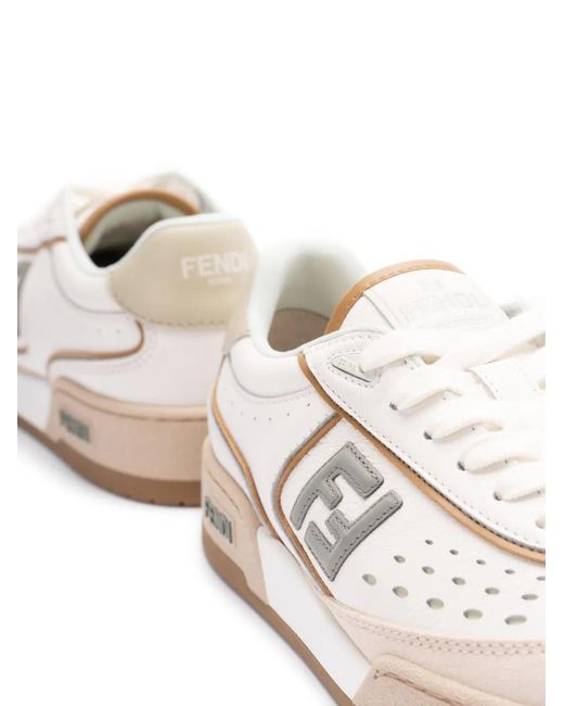 Baskets Match Fendi en coloris White