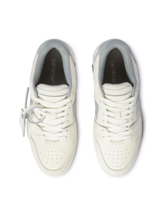 Off-White c/o Virgil Abloh White 'Out Off Office' And Light Calf Leather Sneakers