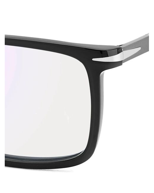 David Beckham Black Rectangular-Frame Glasses