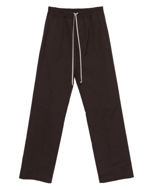 Rick Owens Broek Met Trekkoord En Manchetten in het Gray voor heren