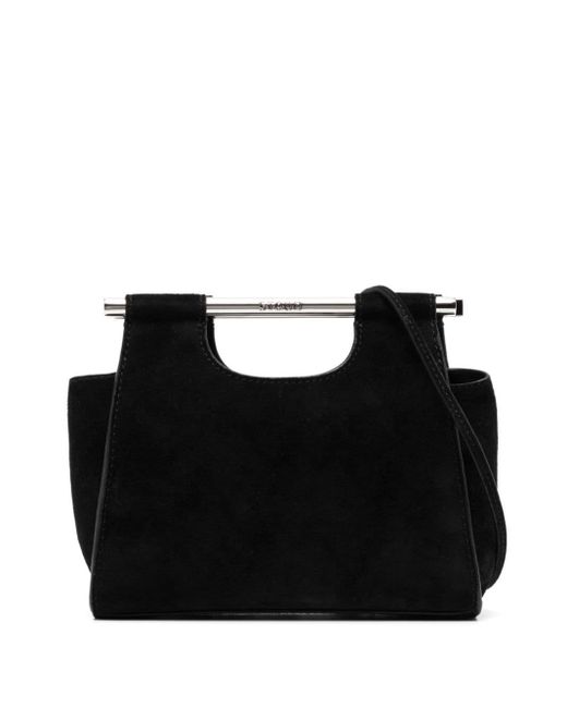 Mini sac à main Mini Mar en daim Staud en coloris Black