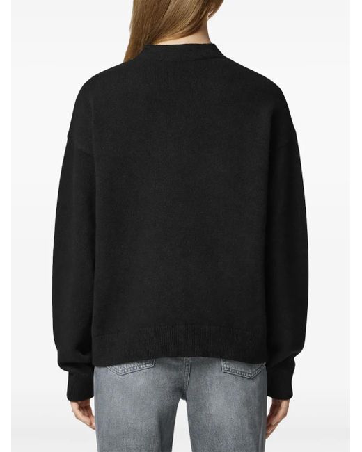 Versace Black Knit Sweater