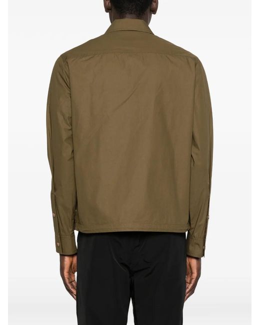Moncler Green Zip Flap-Pocket Jacket for men