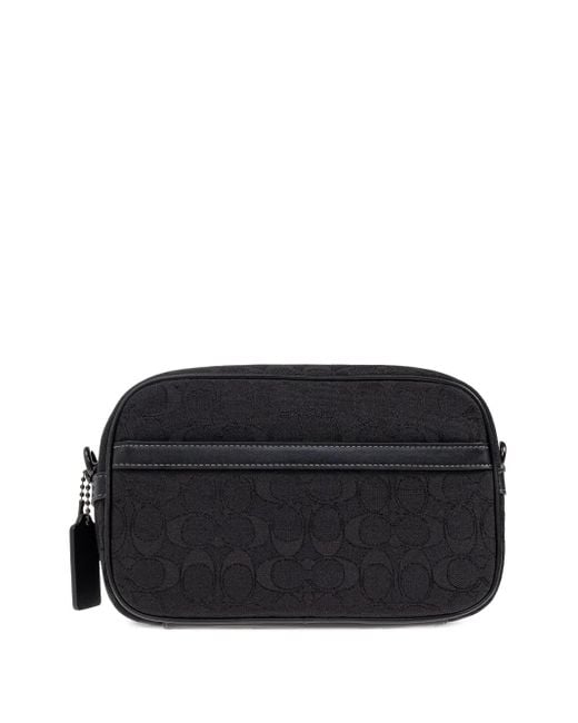 COACH Black Theo Camera Bag for men