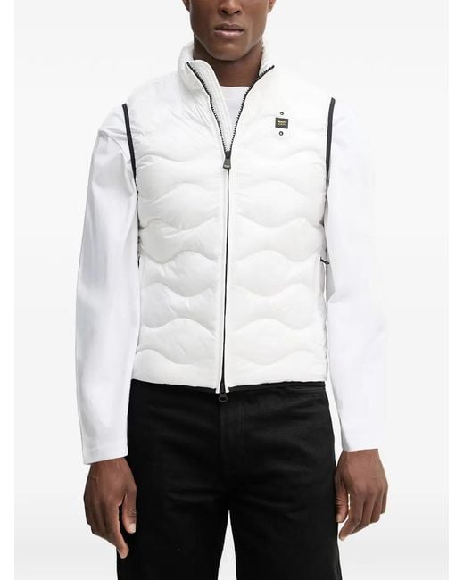 Chaleco Danny Blauer de hombre de color White