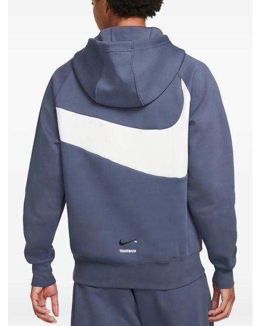 Nike Hoodie mit Swoosh in Blue für Herren