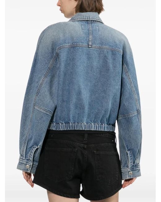 Agolde Blue Dixon Cocoon Denim Jacket