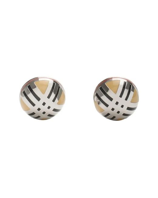 Gemelli A Quadri di Burberry in White da Uomo