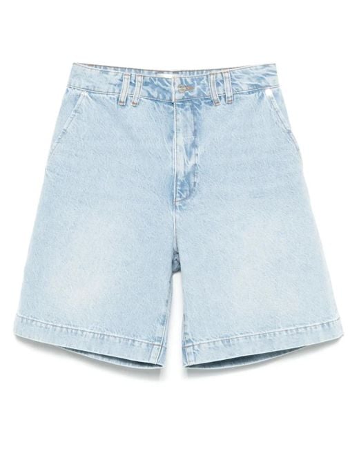 FRAME Blue The Trouser Shorts