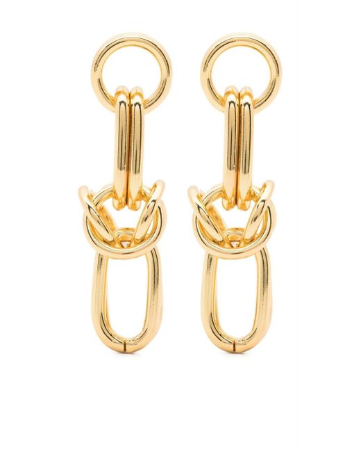 FEDERICA TOSI Metallic Cecile Gold-plated Earrings