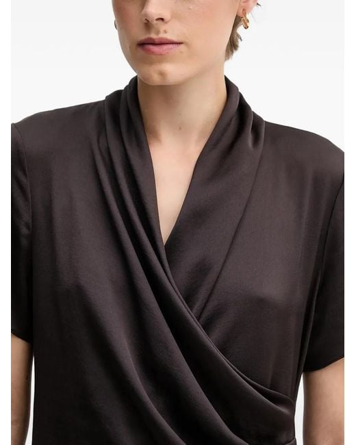 Joseph Ribkoff Black Draped Top