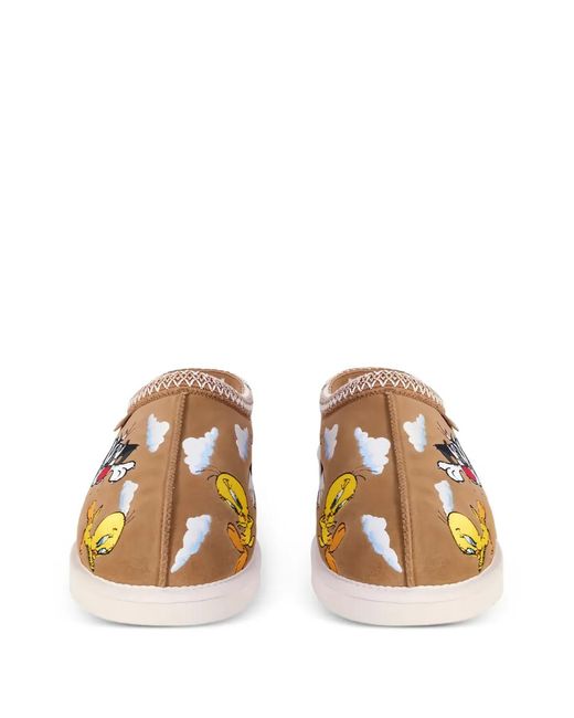 Ugg Brown X Looney Tunes Tasman Slippers