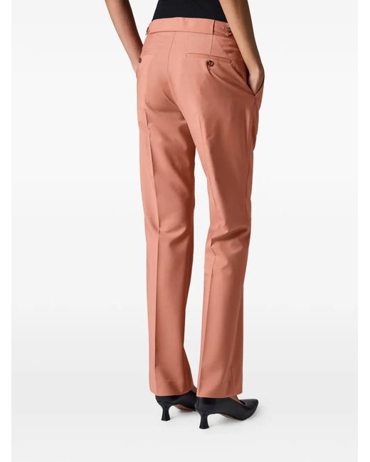 Paul Smith Pink Pressed-Crease Trousers