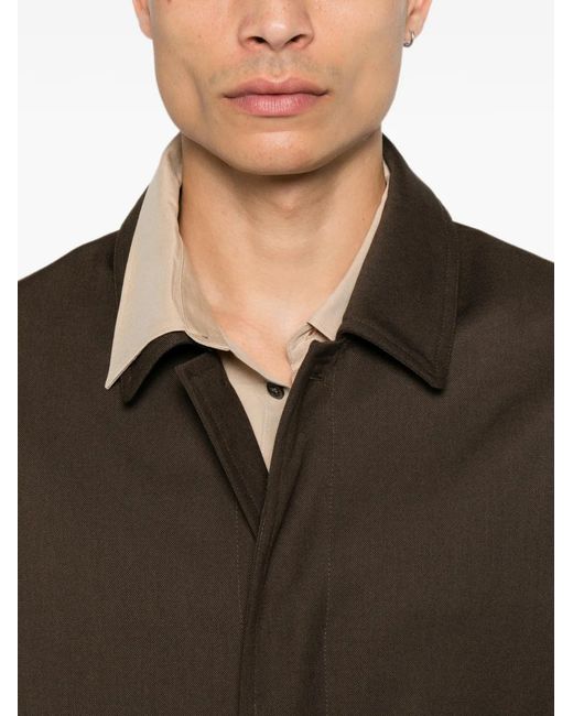 Etudes Studio Brown Dress Up Button-Down Worker Jacket for men
