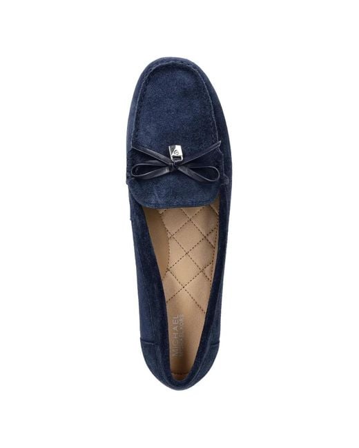 MICHAEL Michael Kors Blue Mocassins Juliette À Nœud