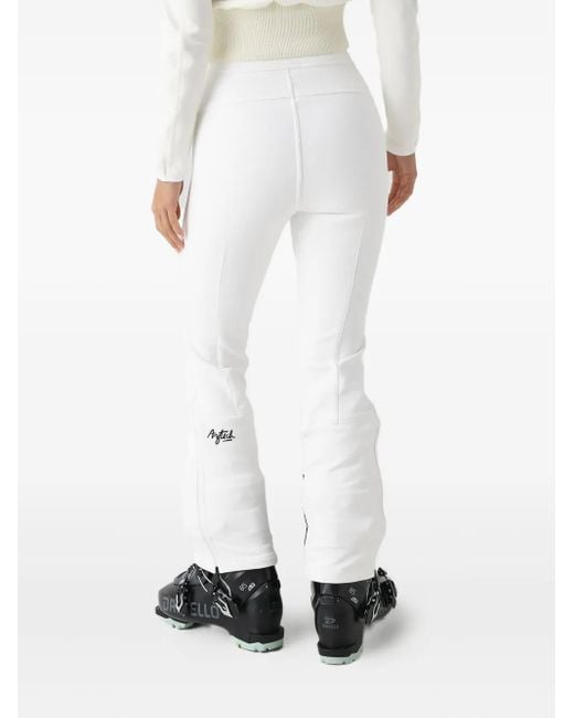 Aztech Mountain White Ausgestellte Bella Softshell Skihose mit hohem Bund