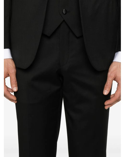 Corneliani Black Single-Breasted Dinner Suit for men