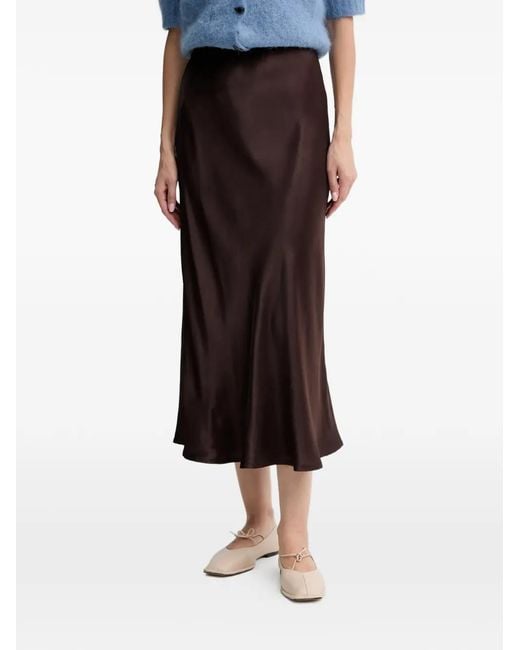 Day Birger et Mikkelsen Black Clea Satin Skirt
