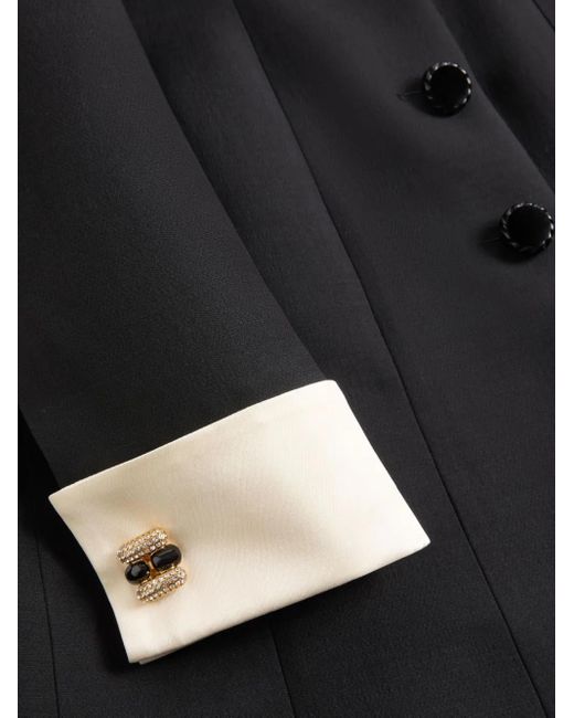 Valentino Garavani Black Crepe Couture Short Dress