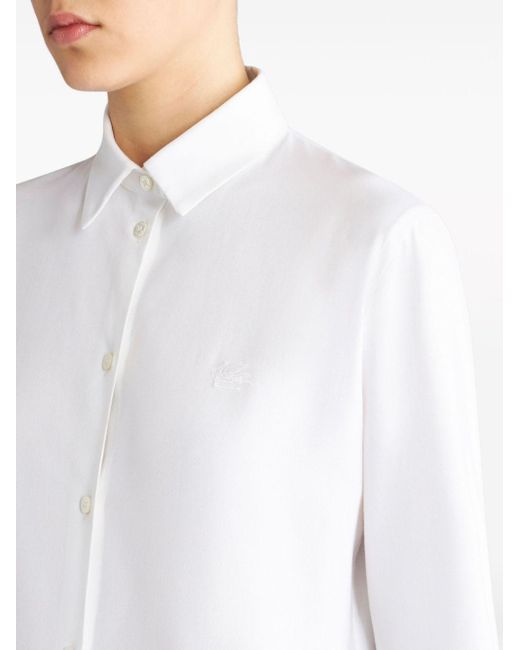 Etro White Oxford Shirt