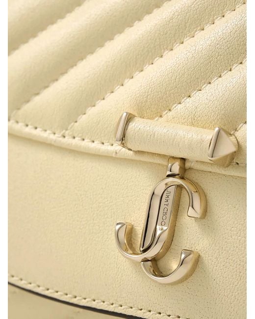 Jimmy Choo Natural Avenue Curve Wallet-On-Chain
