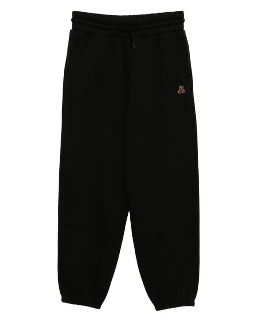 Izzue Black Bear Motif Pants