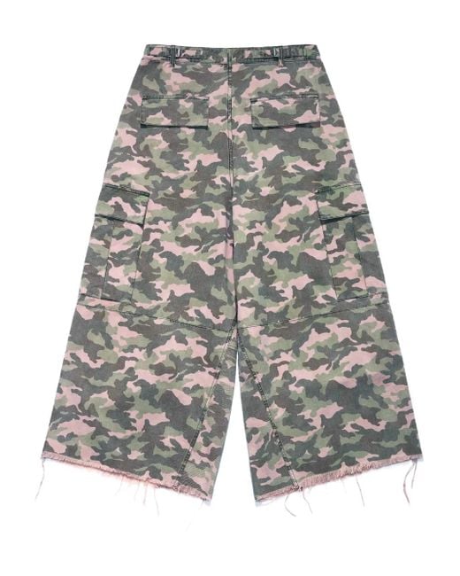 Mainless Gray Hose Mit Camouflage-Print