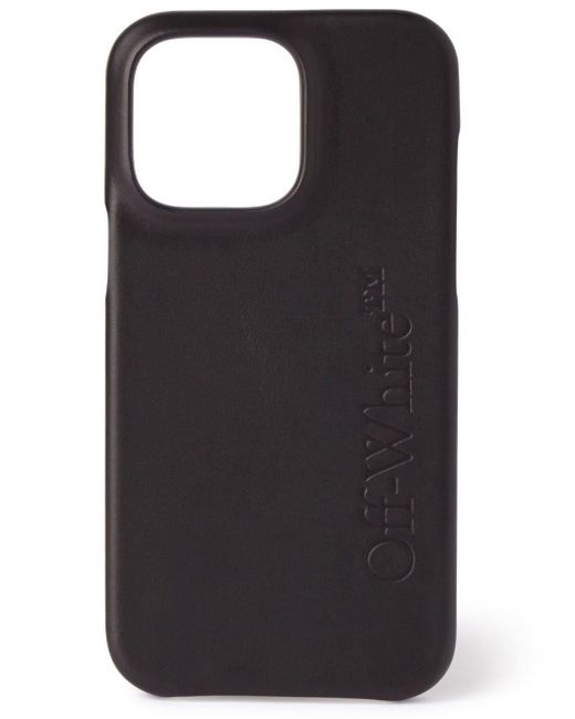 Off-White c/o Virgil Abloh Black Debossed-logo Iphone 14 Pro Max Case