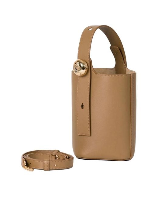 Loewe Natural Mini Sac Seau Pebble En Cuir