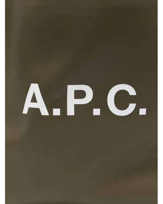 A.P.C. Black Logo Shoulder Bag