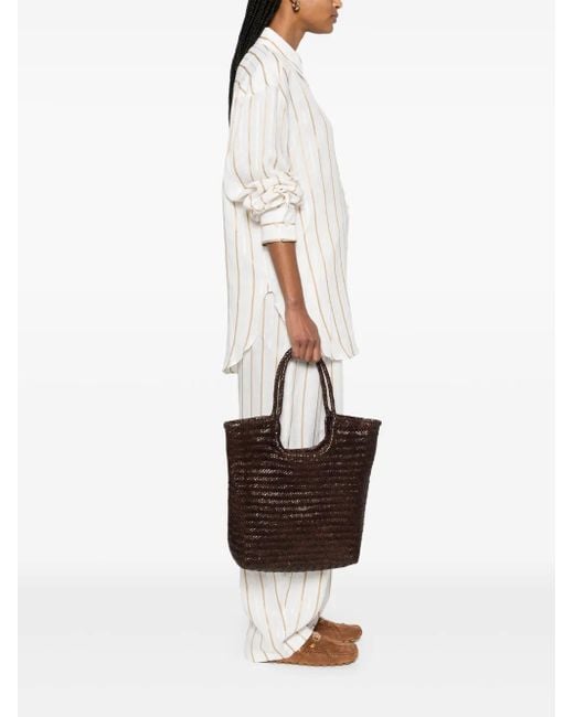 Dragon Diffusion Black Diagonal Triple Jump Tote Bag