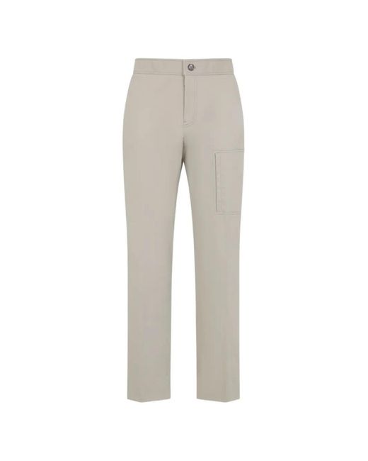 Brioni Gray Sanremo Multiple-Pocket Trousers for men