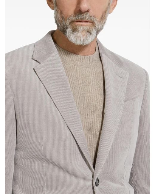 メンズ Zegna Cashco ジャケット Gray