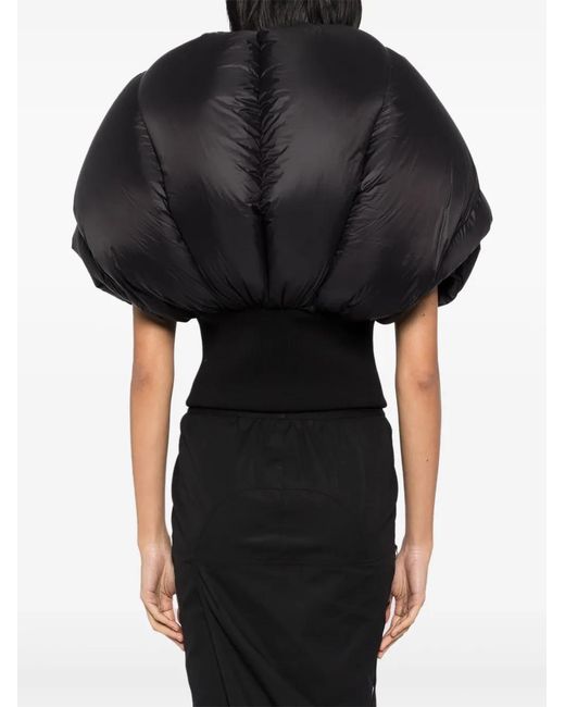 Rick Owens Black Mini Horus Sl Padded Jacket