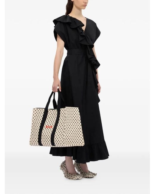 MSGM Multicolor Logo-Print Tote Bag