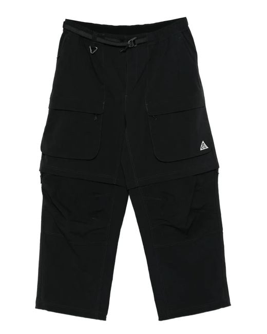 Nike Black Acg Cargo Logo Trousers for men