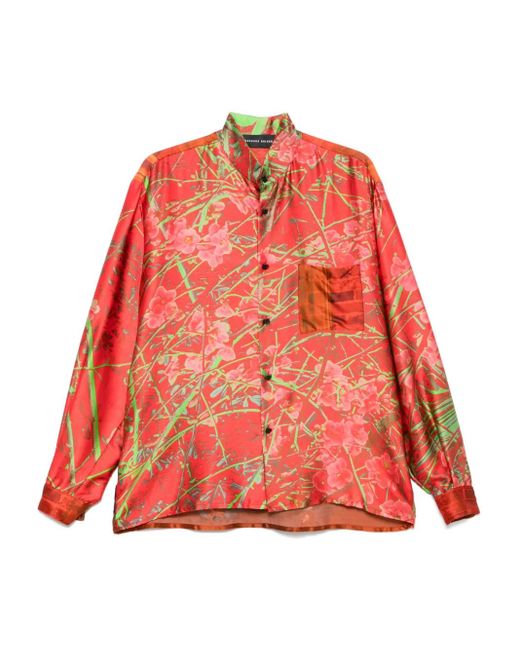 BARBARA BOLOGNA Red Bluse mit Print