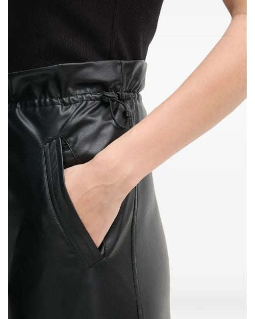 Colmar Black Drawstring Midi Skirt